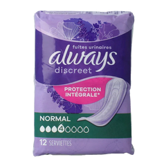 Always Discreet verband normaal 12 Stuks