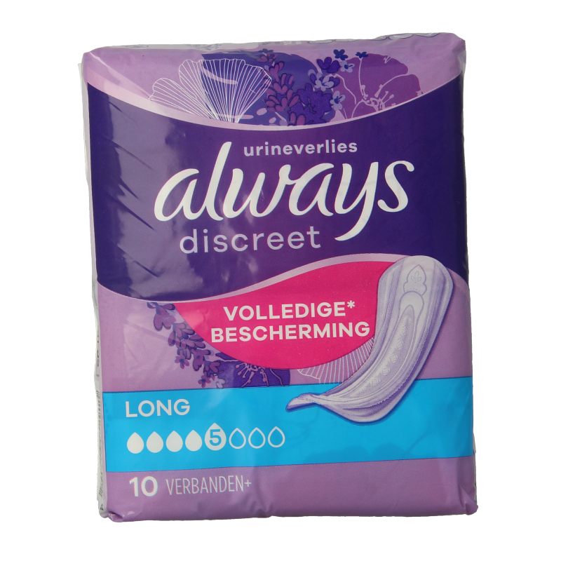 Always Discreet verband long 10 Stuks