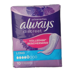 Always Discreet verband long 10 Stuks