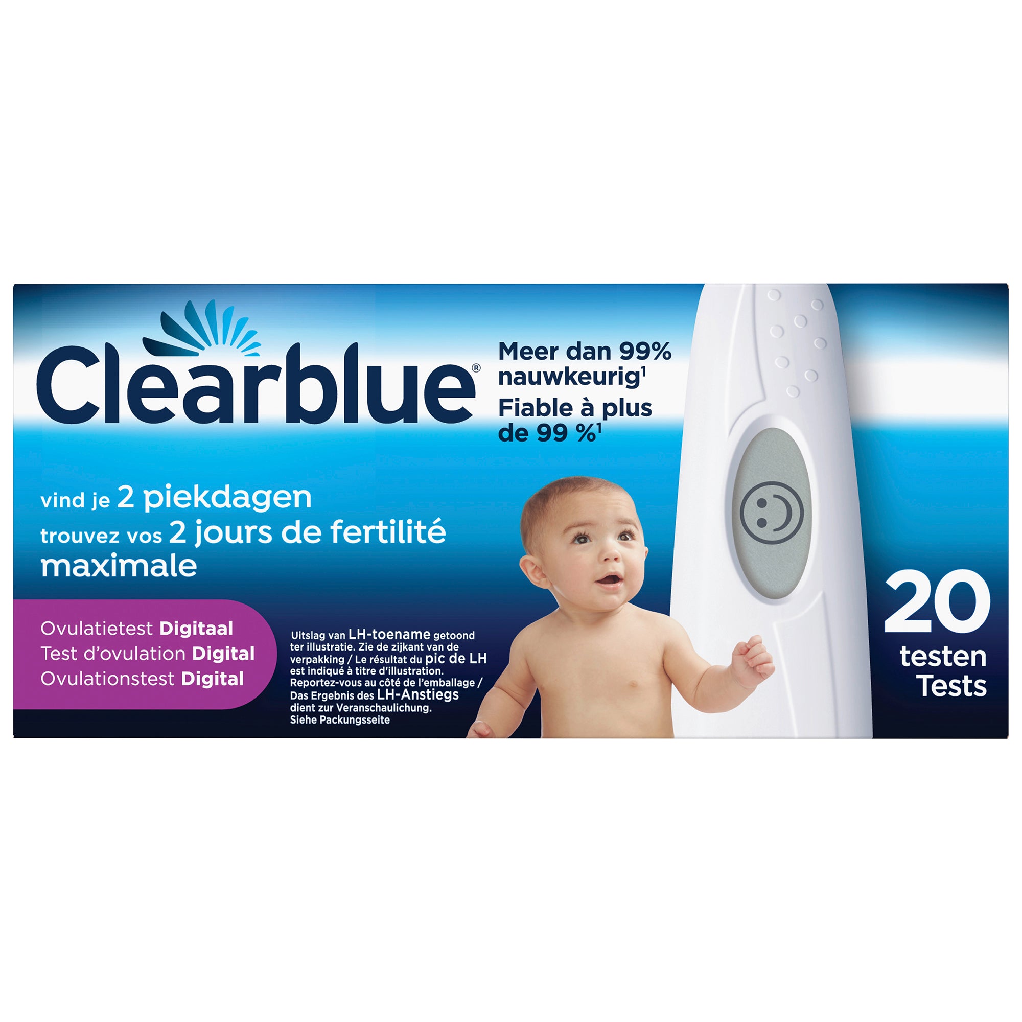 Clearblue Digitale ovulatietest 20.00 Stuks