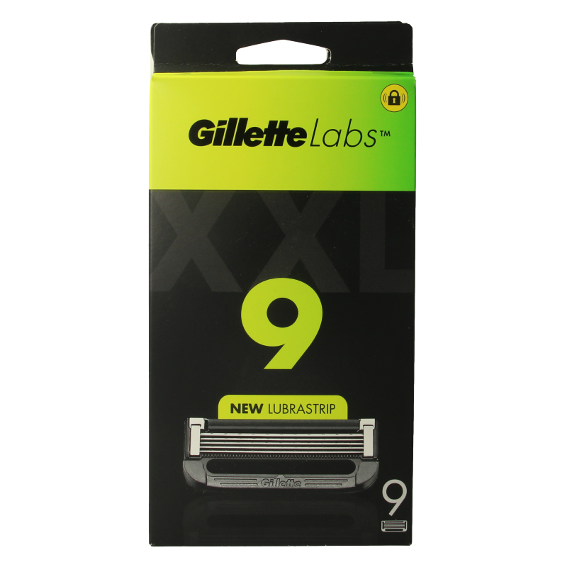Gillette Labs navulmesjes 9 Stuks