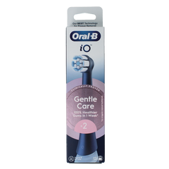 Oral B Opzetborstel IO gentle care zwart 2 Stuks