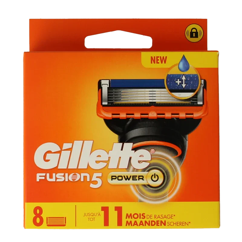 Gillette Fusion power blades 8 Stuks