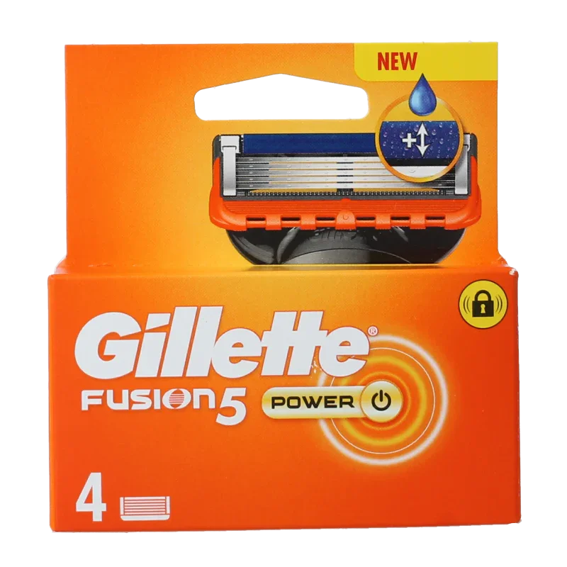 Gillette Fusion5 power mesjes 4 Stuks