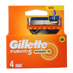 Gillette Fusion5 power mesjes 4 Stuks