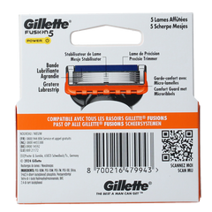 Gillette Fusion5 power mesjes 4 Stuks