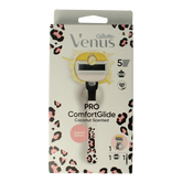 Gillette Comfortglide coconut modular leopard razor 1.00 Stuks