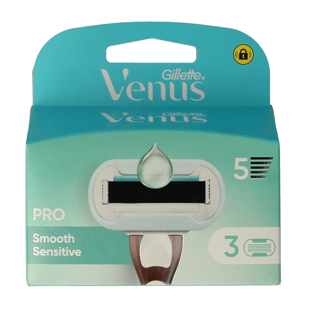 Gillette Venus deluxe smooth sensitive blades 3.00 Stuks