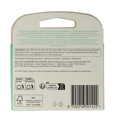 Gillette Venus deluxe smooth sensitive blades 3 Stuks