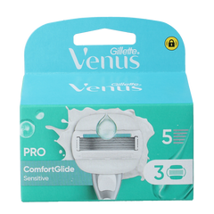 Gillette Comfortglide sensitive mesjes 3 Stuks