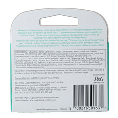 Gillette Comfortglide sensitive mesjes 3 Stuks