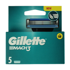 Gillette Mach3 blades 5 Stuks