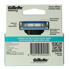 Gillette Mach3 blades 5 Stuks