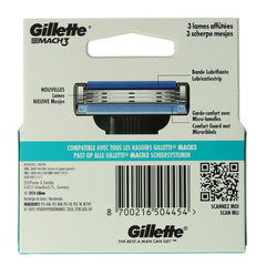 Gillette Mach3 blades 5.00 Stuks