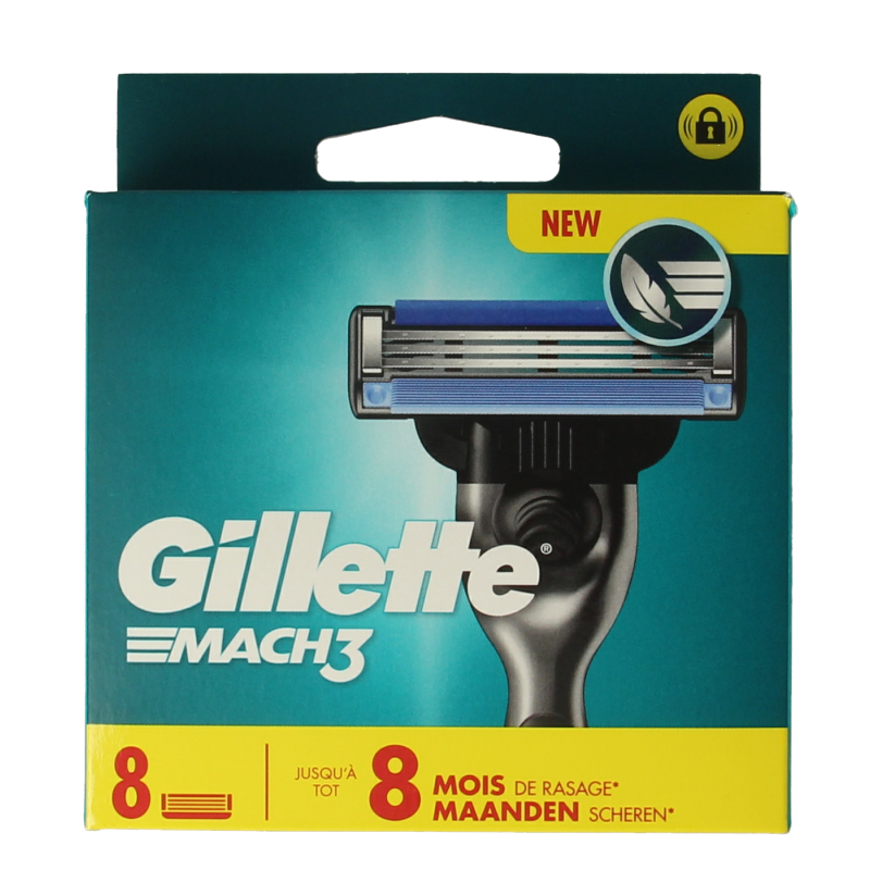 Gillette Mach3 blades 8 Stuks