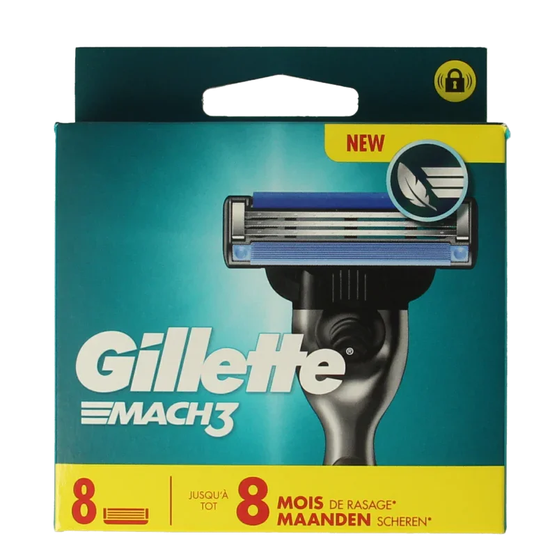 Gillette Mach3 blades 8 Stuks