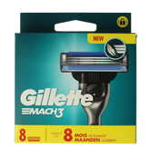 Gillette Mach3 blades 8 Stuks