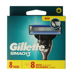 Gillette Mach3 blades 8.00 Stuks