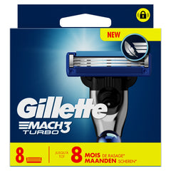 Gillette Mach 3 turbo blades 8.00 Stuks