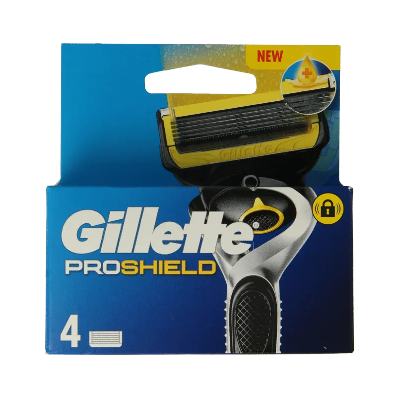 Gillette Proshield yellow blades 4 Stuks