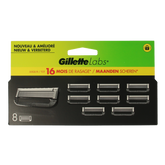 Gillette Labs blades 8 Stuks