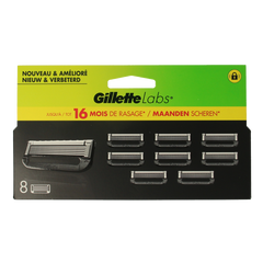 Gillette Labs blades 8 Stuks