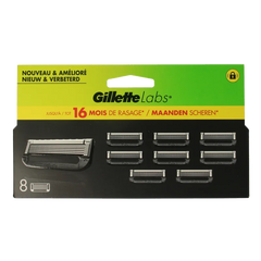Gillette Labs blades 8 Stuks