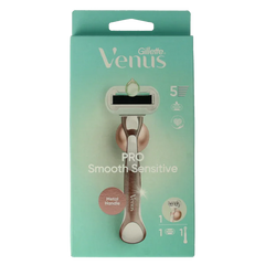 Gillette Venus deluxe smooth sensitive rosegold razor 1 Stuks