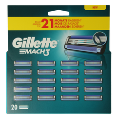 Gillette Mach3 blades 20.00 Stuks
