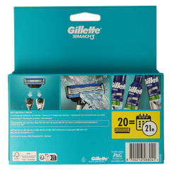 Gillette Mach3 blades 20 Stuks