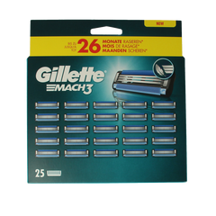 Gillette Mach3 blades 25 Stuks