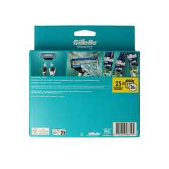 Gillette Mach3 blades 25 Stuks