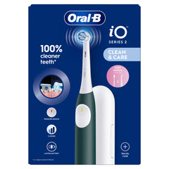 Oral B Elektr tandenborstel iO2 forest green + reisetui 1.00 Stuks