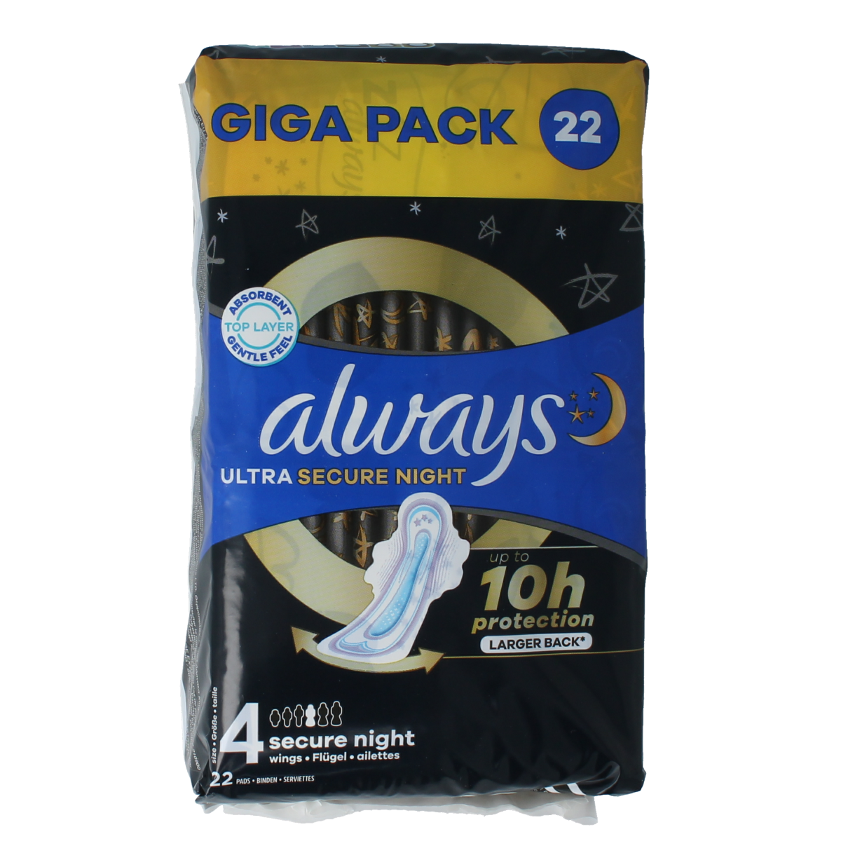 Always Ultra pads secure night giga pack 22.00 Stuks