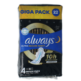 Always Ultra pads secure night giga pack 22.00 Stuks