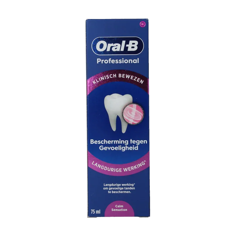 Oral B Tandpasta professional calming sensitive protect 75 Milliliter