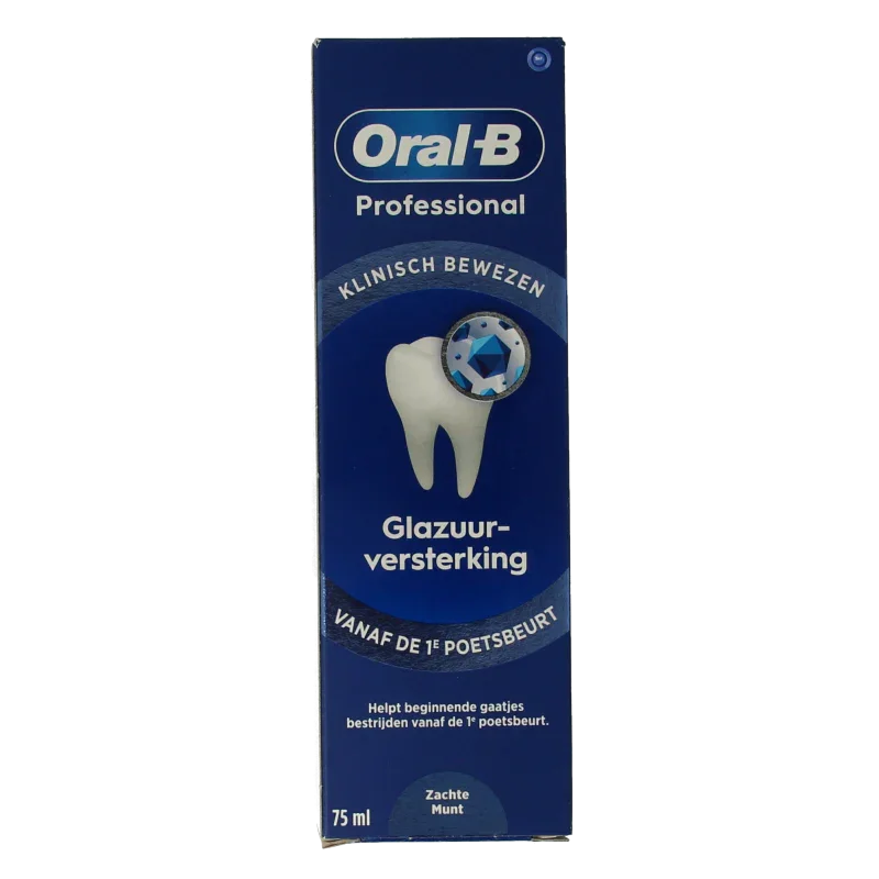 Oral B Tandpasta professional enamel strength clean mint 75 Milliliter