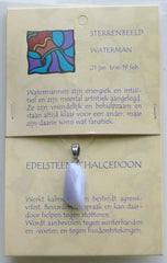 Steengoed Sterrenbeeldsteen hanger waterman 1.00 Stuks