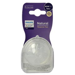 Avent Natural flesspeen 1M+ 2.00 Stuks