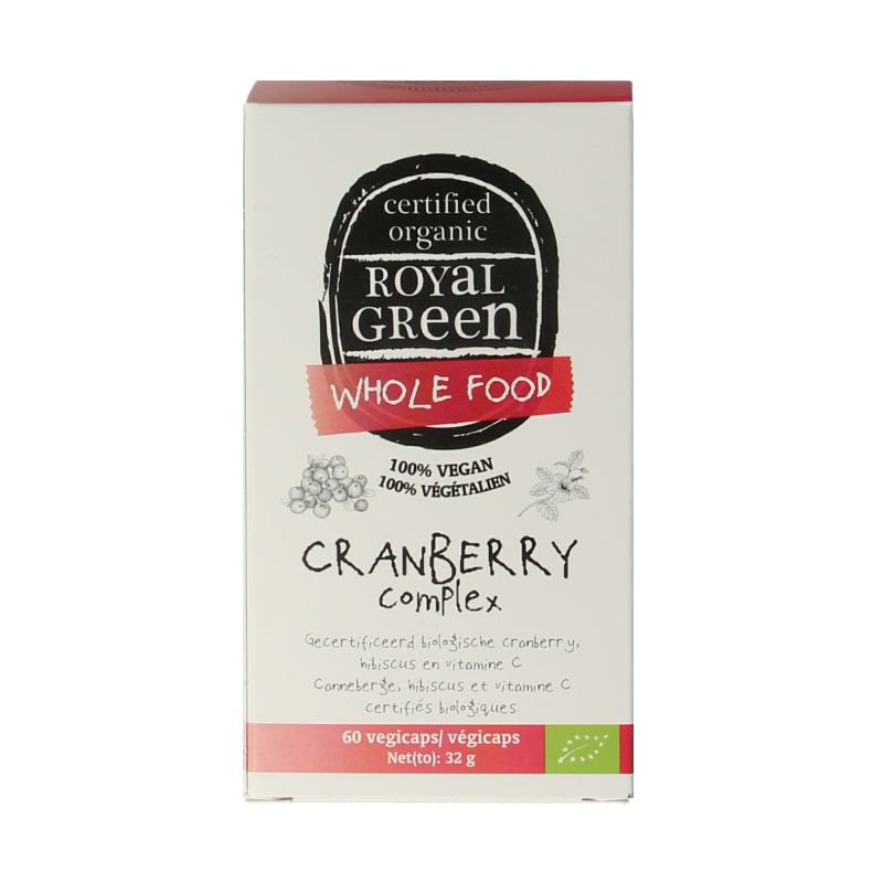 Royal Green Cranberry complex bio 60 Vegetarische capsules