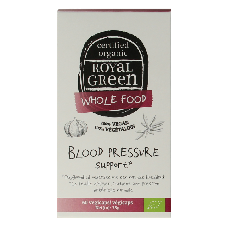 Royal Green Blood pressure support bio 60 Vegetarische capsules