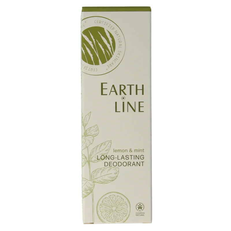 Earth Line Long lasting deodorant lemon & mint 50 Milliliter