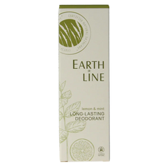 Earth Line Long lasting deodorant lemon & mint 50 Milliliter