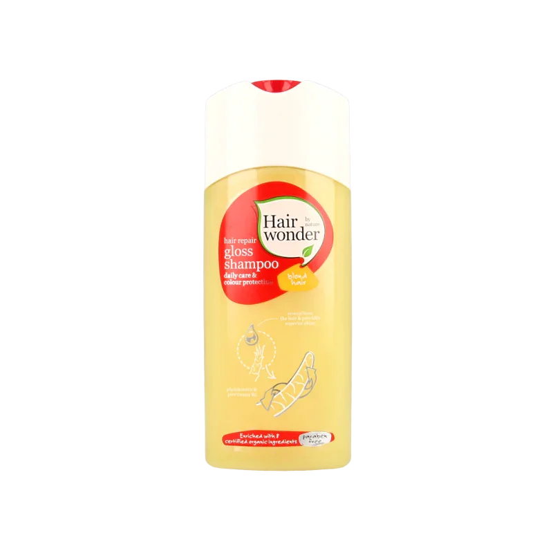 Hairwonder Hair repair gloss shampoo blonde hair 200 Milliliter