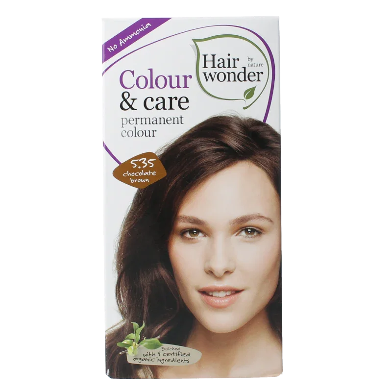 Hairwonder Long lasting colour 5.35 chocolate brown 100 Milliliter