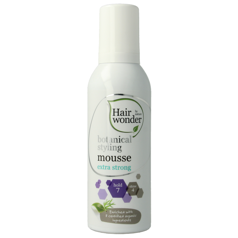 Hairwonder Botanical styling mousse extra strong 200 Milliliter