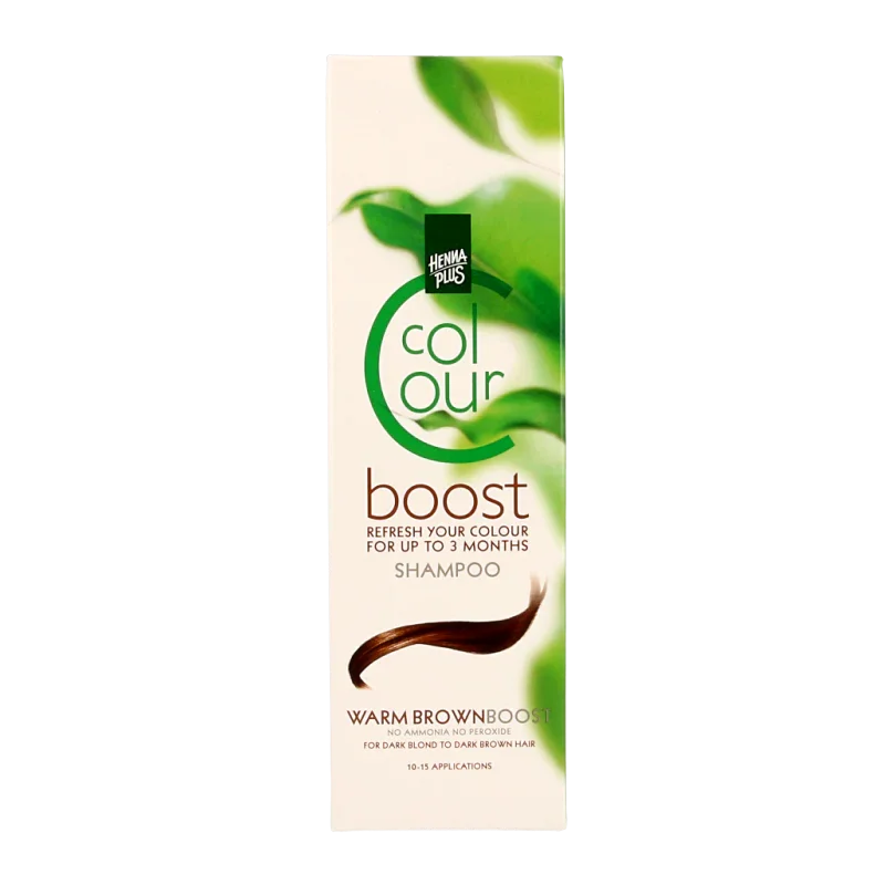 Henna Plus Colour boost warm brown 200 Milliliter