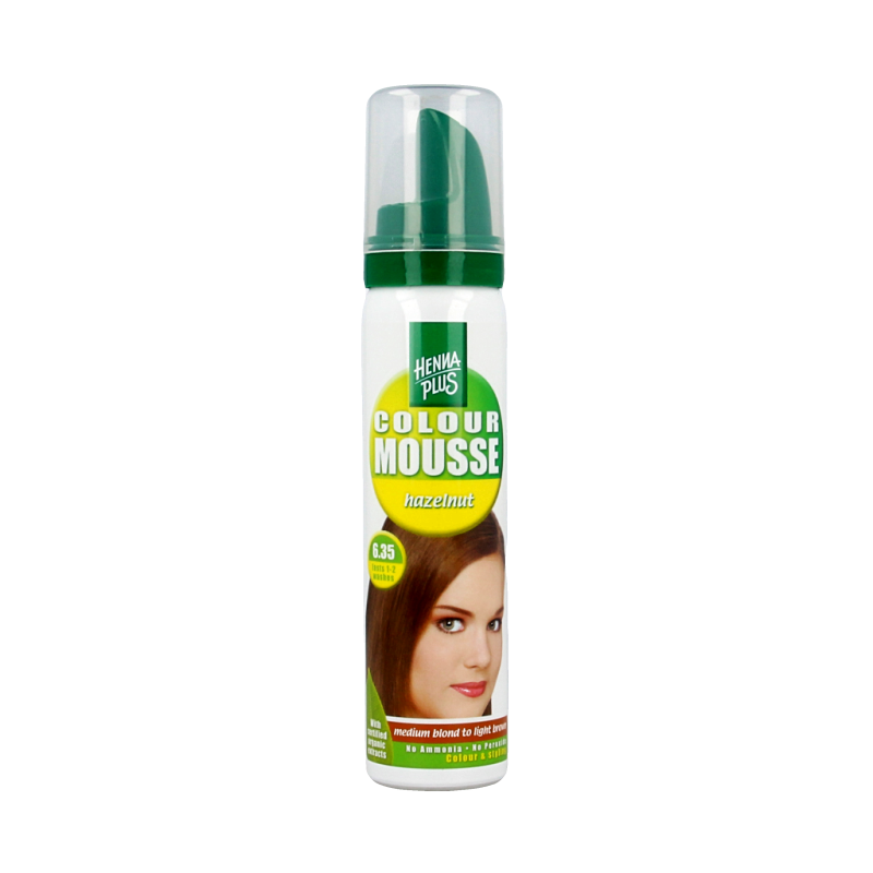 Henna Plus Colour mousse 6.35 hazel nut 75 Milliliter