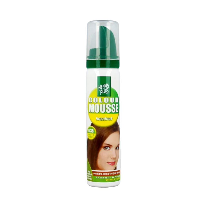 Henna Plus Colour mousse 6.35 hazel nut 75 Milliliter