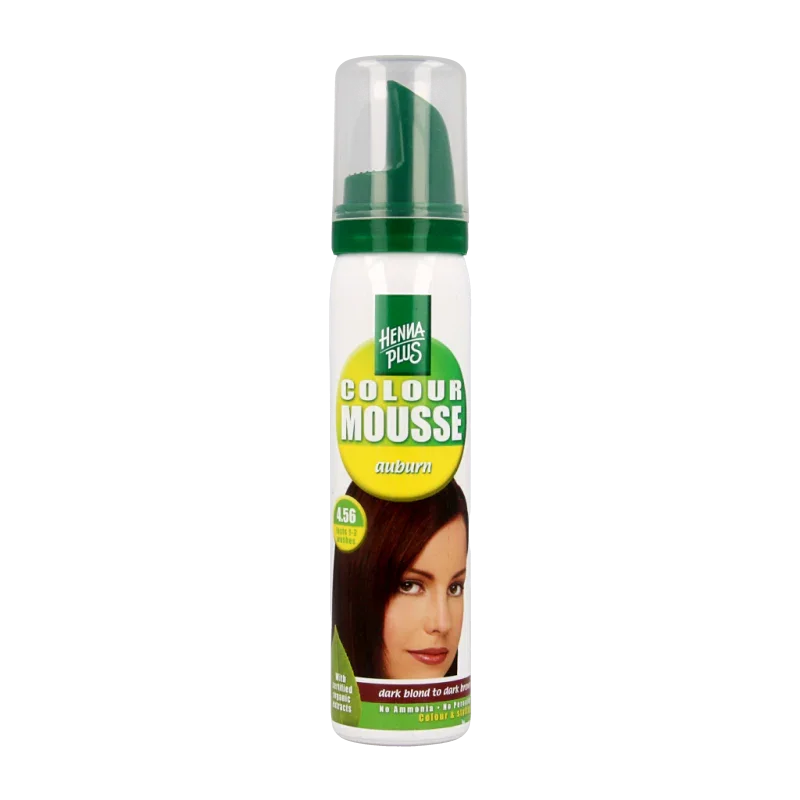 Henna Plus Colour mousse 4.56 auburn 75 Milliliter
